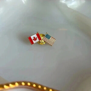 USA & Canada together pin